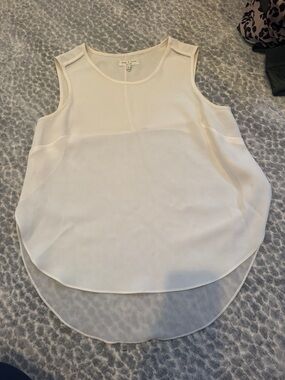 rag & bone Cream High-Low Sleeveless Camisole